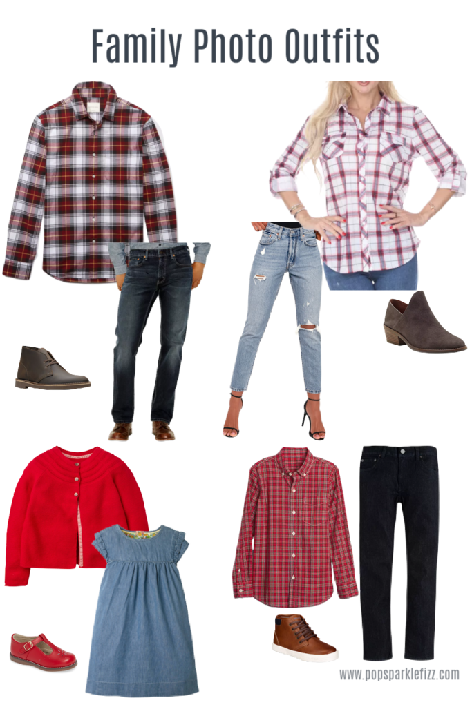 family photo outfits red, family photos red plaid, family photo outfit ideas fall, family photo outfit ideas holidays, family photo outfit ideas christmas, family photo outfit ideas plaid, family clothing ideas red, family clothes red