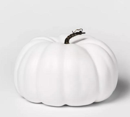 faux white pumpkin target