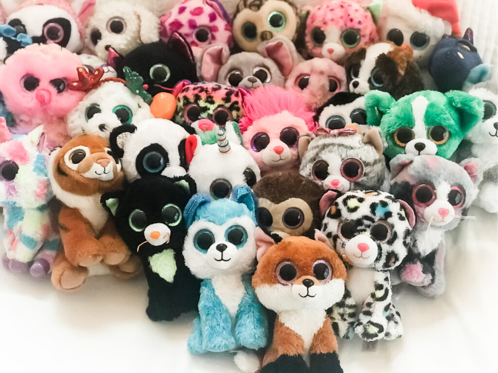 beanie boo collection, beanie boos, beanie babies, favorite stuffed animals, favorite stuffies